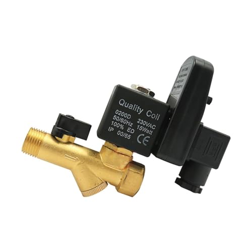 Vanne d'eau automatique DN15 1/2 évacuation condensat 24V - 3