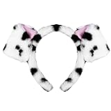 AIWXEEU Diadema de DáLmata, Diademas con Orejas Perro, Orejas de Cachorro Diadema, para Fiesta, Navidad, Disfraz, Cosplay