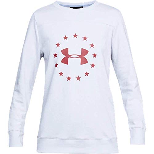 T-shirt Under Armour Freedom Threadborne Crew pour Femme en maille respirante