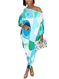 Material: Polyester + Elastane, Stretchy, Skin Friendly, Fashionable and Comfortable to Wear. Feature: 2 Piece Tracksuit, 3/4 Sleeve, Fashion Printed, Sexy Off Shoulder, Irregular Hem Long Sweatshirt, Elastic Waist, Bodycon Leggings, Slim Fit Long Pa...
