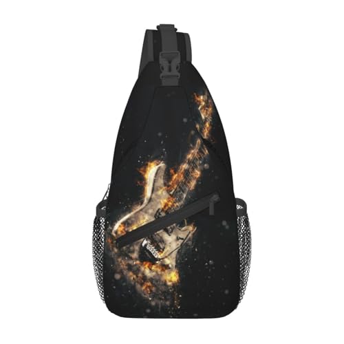 Bolso cruzado Rock Heavy Metal durable con gran capacidad