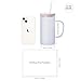 PYD Life 6 Pack Sublimation Glass Blanks Beer Mug Frosted 22 OZ with Bamboo Lid and Glass Straw for Mug Tumbler Heat Press Sublimation Oven Printing