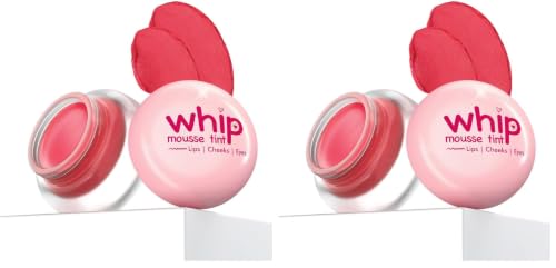 Image of Glam21 Whip Mousse Tint 3-in-1 Lip, Cheeks & Eyes | Infused with Vitamin E, Jojoba Oil & Shea Butter | Waterproof & Long Stay | Travel-Friendly & Highly Pigmented | 4gm (Pink Strawberry-03)