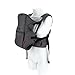 Nuby Deluxe Baby Carrier: Newborn to Toddler with Lumbar Support for 7.7-32.8 lb. (3.5-14.9 kg) | Lightweight Breathable Mesh Fabric | Bonus Teether | Removeable Baby Drool Bib | Color: Grey