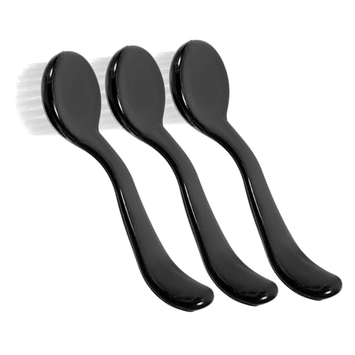 HAPINARY Manual Facial Cleansing Brush 3pcs Horn Brush Face Scrubber for Face Exfoliation