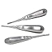 Dental Elevator Set of 3 Pcs for Tooth Molar Root Extraction ELE000M + ELE000S + ELE000L Made of Stainless Steel with Hollow Handle Surgical Implant Luxating Instruments