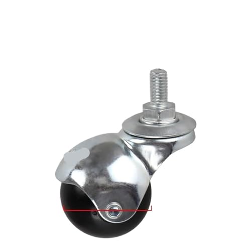 Roue universelle canapé meuble table basse TPR silencieux 8mm 10mm nylon