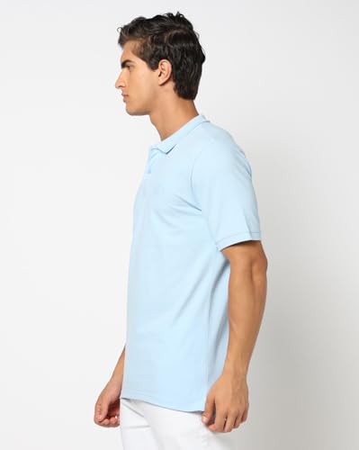 Image of Gap Men Solid Slim Fit Polo Neck Short Sleeves T-Shirt