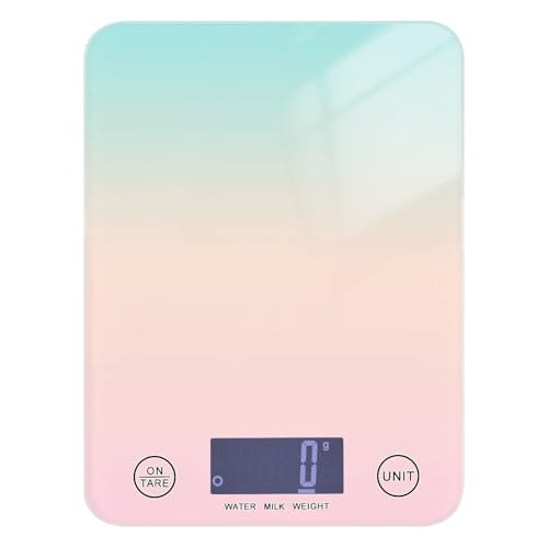 MAOBLYR Rainbow Gradient Digital Kitchen Scale