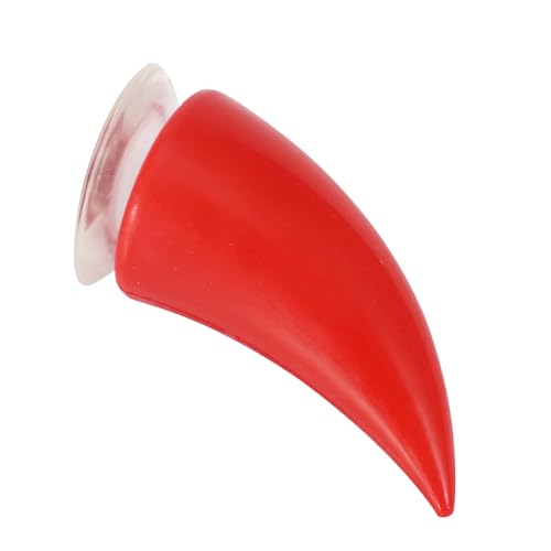 Capacete de Motocicleta Diabo Demônio Chifre Com Ventosa Acessórios de Decoração Vermelho Rosa Laran