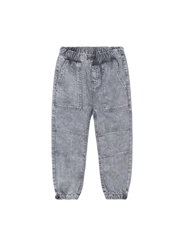 Mayoral Parachute Denim Pants for Boys Gray