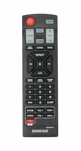 AKB73575421 Replacement Remote Control for LG Soundbar in Living Rooms or Rooms, Replacement Models AKB73575401 AKB73575402, Replace Remote Compatible Models NB3532A NB4530B NB3730A NB3531A NB3530A
