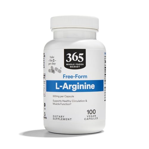 365 by Whole Foods Market, L Arginine 500Mg 100 Veggie Caps