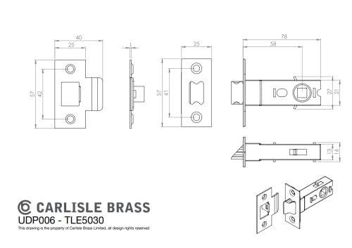 Belas - Ultimate Door Pack - Antique Brass - Including a Pair of Designer Handles, 3X Hinges and a 3" CE Latch -