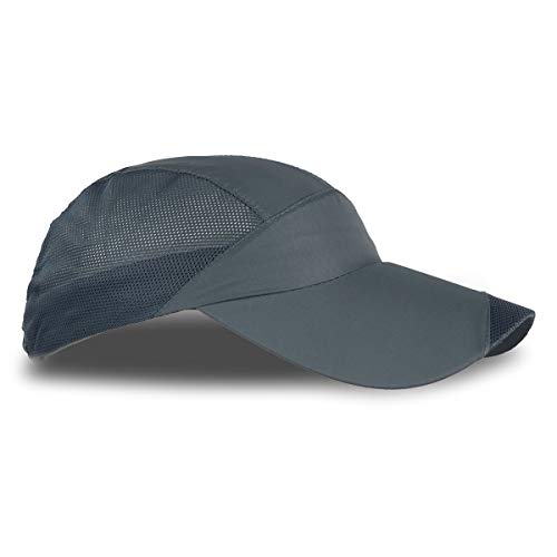 Image of iSWEVEN Summer Breathable Mesh Baseball Cap Quick Drying Hats for Men UV Protection Outdoor Cap