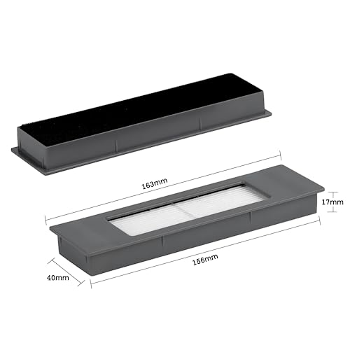 (12 Pieces) N10 HEPA Filter for Ecovacs DEEBOT OZMO N10, N10 Plus, 920, 950, T8 AIVI Max, T9, T5, N5, N7, N8+, N8 Pro Plus, DX55, DX93, DJ65 Robot VacuumFilter Kit, Upright Filter, Canister Filters