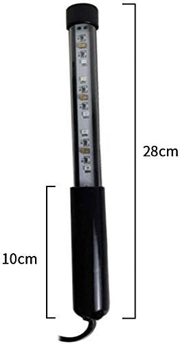 Portable 5W UV Wand - Handheld Waterproof UV Lamp Sterilizer for Household Wardrobe Toilet Car Kitchen tToys Pet Area, Travel Size Air Purifier