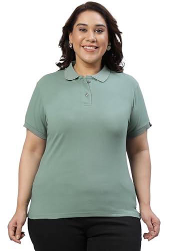 Image of Wear Your Opinion Womens Plus Size Polo Collar Neck T-Shirt Top