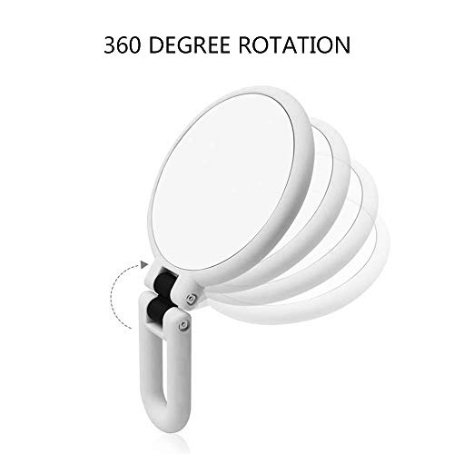 JewelryWe Dual Sided 15X Magnifying Portable Mirror #TOP24
