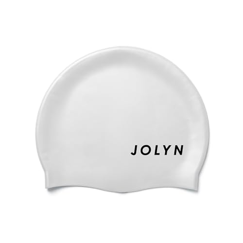 JOLYN Classic Unisex Silicone Swim Cap for Adult Women and Men, Hair Protection, Intensive Training...