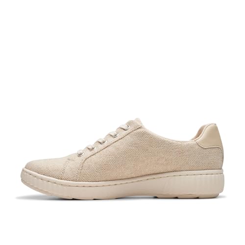 Image of Clarks Women's Caroline Echo Canvas Side Zip Fashion Sneaker