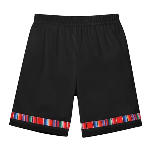 Image of ABEHIK Baby Boys Mexican Outfit Short Sleeve Embroidery Shirt Shorts Set Kids Traditional Fiesta Cinco De Mayo 2PCS Clothes