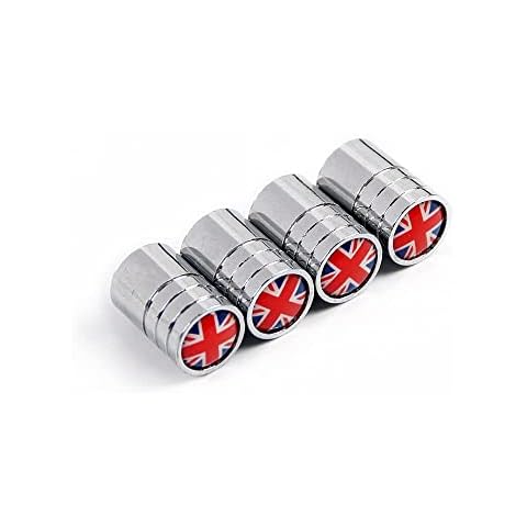 QIDIAN 4pcs Car Chrome Tire Tyre Wheel Stems Air Valve Caps Cover for Cooper S ONE JCW F54 F55 R54 R55 F60 R60 R61 Hatachback Countryman Car Styling Accessories Cover