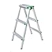 SH-Chairs Składana 3-stopniowa drabinka bezpieczeństwa antypoślizgowa mata ze stopu aluminium przenośny stołek kuchenny do przyczep kempingowych narzędzie ogrodowe do domu
