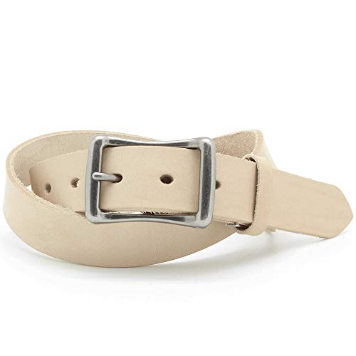 [栃木レザー] 【Lサイズ対応】【全長160cm】 35ミリ幅ベルト×ベンドバックル RC-073L-LONG (TAN(タン))