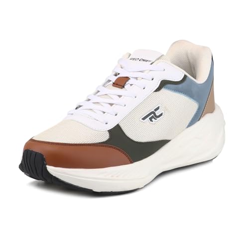 Red Chief Men’s White Running Shoes R1778 - Image 2