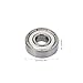 HERCHR 608 2RS Ball Bearings, 8PCS Bearing Steel Double Sealed Miniature Deep Groove for Furniture Wheel, Skateboards, Inline Skates, Scooters (7mm x 22mm x 9mm)