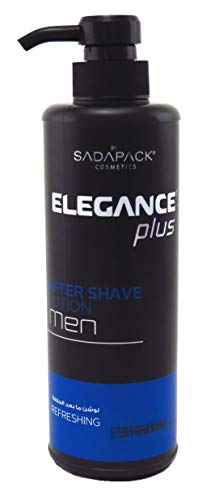 Elegance Plus After Shave Lotion Mens 16.9 Ounce Pump (500ml) (3 Pack)