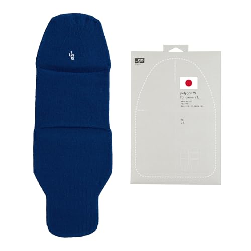 Camera Cover, Polygon W, Made in Japan, L size, Blue
