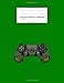Produktbild Composition Notebook - College Ruled: Game Controller Cannabis Leaf Gamepad Weed Gamer Stoner Gift - Green Blank Lined Exercise Book - Back To School ... Teens, Boys, Girls - 7.5"x9.75" 100 pages