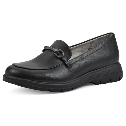 Image of CLIFFS BY WHITE MOUNTAIN Women's Flow Cushioned Lug Sole Loafer Flat