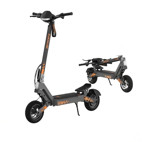 KuKirin G2 Patinete Eléctrico Plegable, Neumáticos de Vacío de 10', Suspensión Doble, Larga Autonomía, Frenos Dobles, Pantalla Táctil y Diseño Compacto