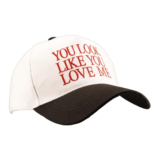 Image of Two-Toned Embroidered Lettering Dad Hat Original Classic Vintage Low Profile Baseball Cap Adjustable Plain Snapback