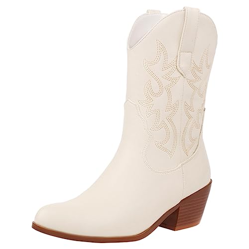 rismart Damen Cowboystiefel