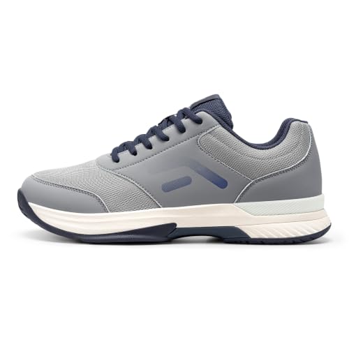 Image of FitVille Extra Wide Pickleball Tennis Shoes Men for Hard or Clay Court | Racquetball, Squash, Badminton, Breathable, Comfortable, Cushioning, Arch Support