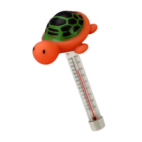 Rrlihjgu Termómetro Flotante Para Piscina - Termómetro Para Bañera Hidromasaje | Medidor de Temperatura del Agua con Cuerda y Lectura Fácil para Uso en Interior y Exterior