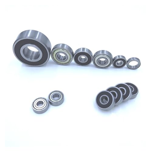 KOKYLEZN 10Pcs 1Lot MR83 MR83ZZ MR83RS MR83-2Z MR83Z MR83-2RS ZZ RS RZ 2RZ R-830ZZY03 619/3 Deep Groove Ball Bearings 3 x 8 x 3mm(MR83ZZ)