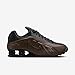 Nike Shox R4 Shoes (AR3565-007, Off Noir/Ironstone/Dark Smoke Grey) Size 9
