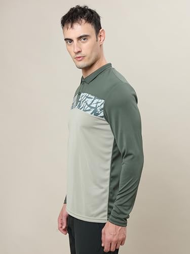 Image of TECHNOSPORT Men's 100% Polyester Slim Fit T-Shirt - (P710 P ) Pack of 1