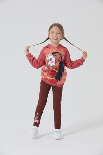 Image of Disney Princess Toddler Girls Clothes Long Sleeve Hoodies and Leggings Clothing Sets Fall Casual Pullover Tracksuit