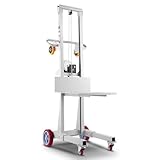 VEVOR Carrello Elevatore a Verricello, Altezza di Sollevamento di 130 cm, Carrello Elevato...