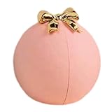 FerneeButy Caja de Joyería con Flores Preservadas - Soporte Exhibición Regalo Boda Día de San Valentín Romántico- Rosa