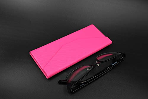 Image of Real Sic Glasses Case for Men and Women - Magnetic Folding Hard Shell Sunglass Holder - Inspired by Solid Color