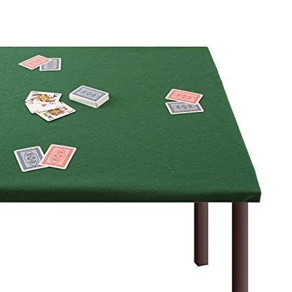 viglietti Chiffon Vert de Jeu Cartes en Laine avec élastique Taille 150 x 180