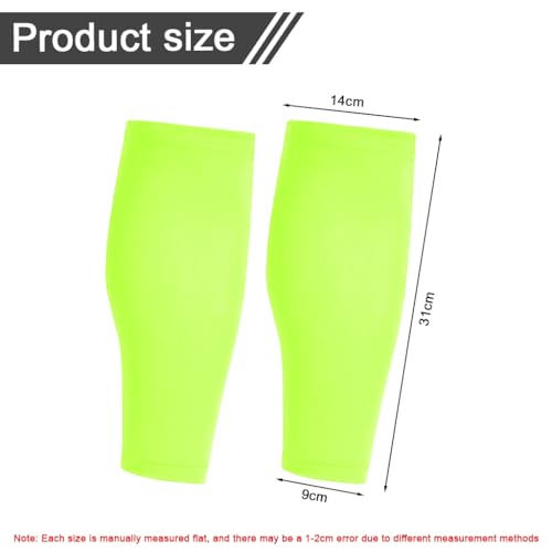 Image of PROBEROS Calf Compression Sleeve, Sports Leg Compression Socks for Shin Splint, Varicose Vein and Calf Pain Relief(Green