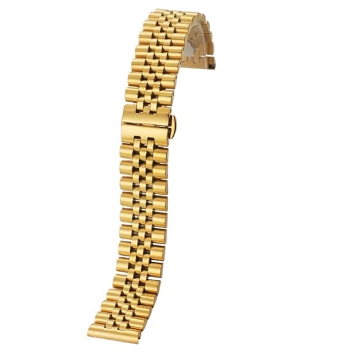 Bracelet de montre en acier inoxydable universel pour hommes et femmes avec maillons robustes